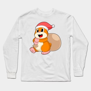 Hamster Christmas Sack Long Sleeve T-Shirt